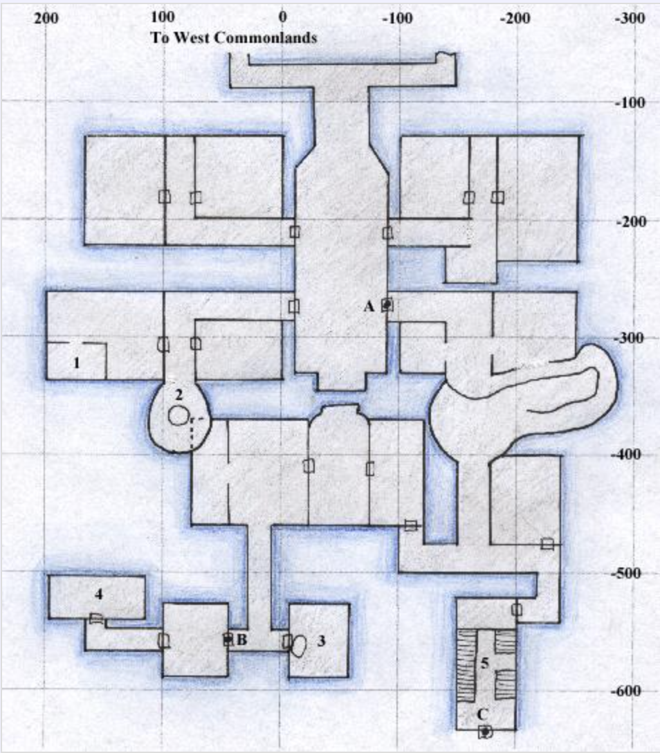 Befallen Level 1 Map