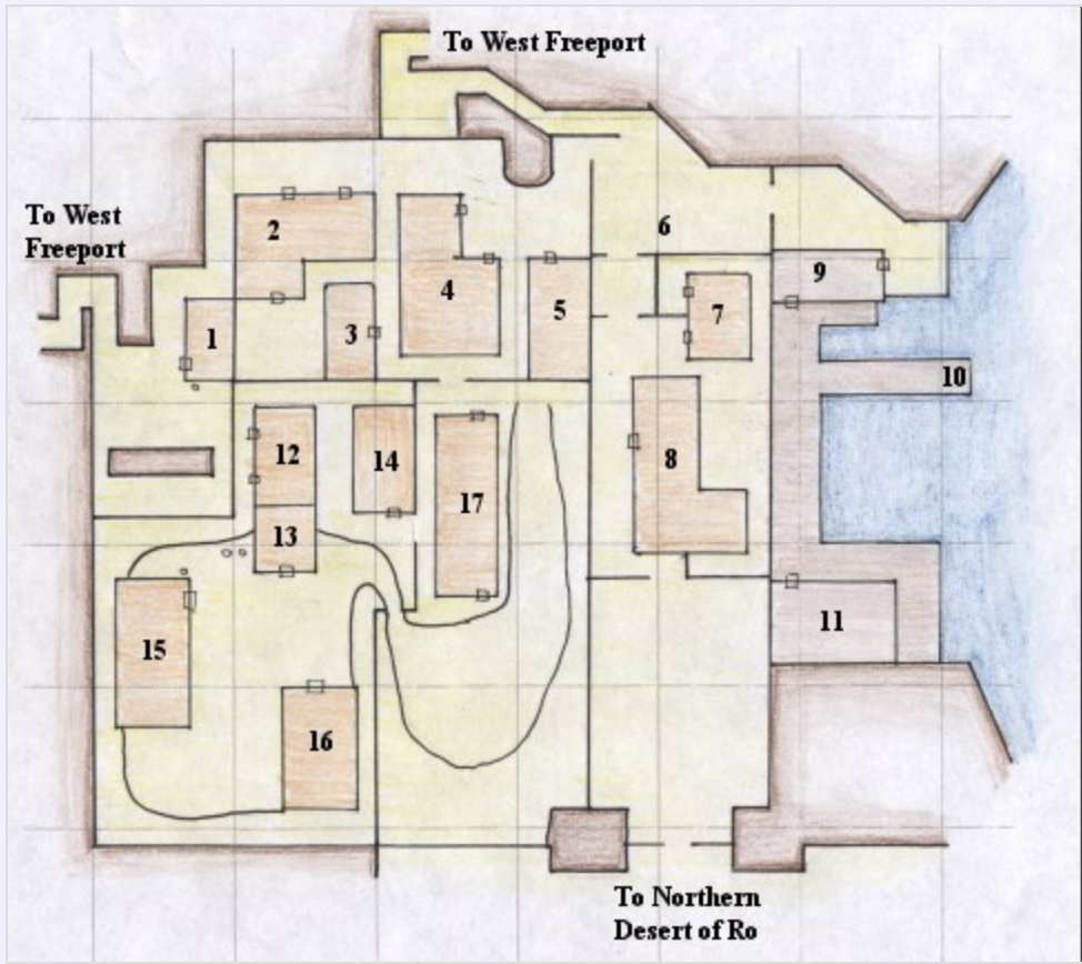East Freeport Map
