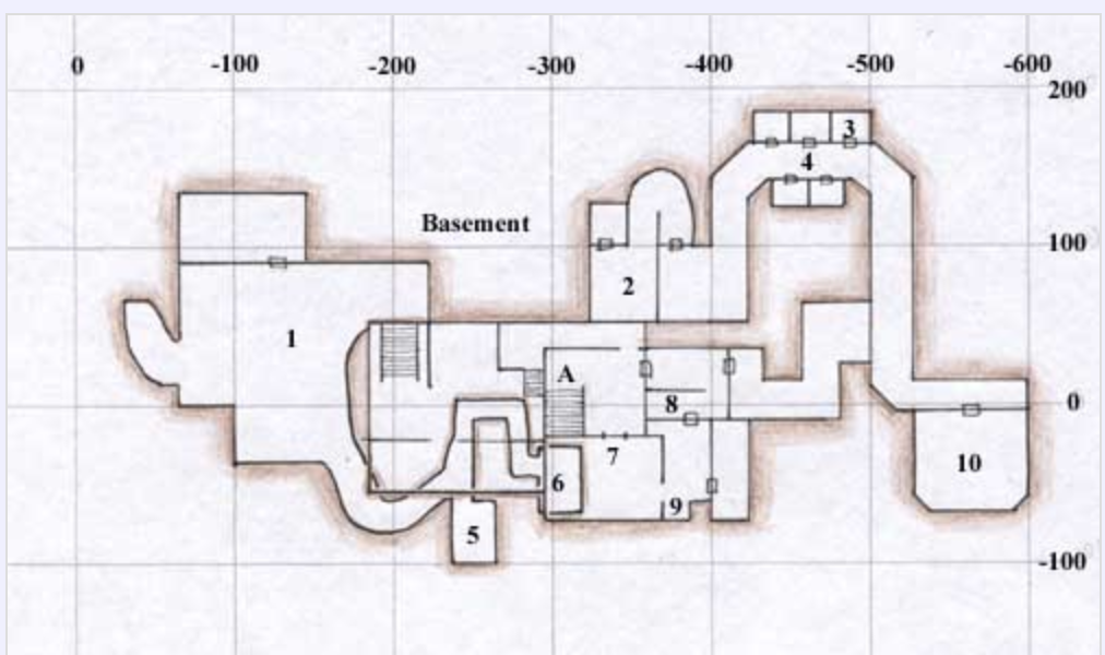 High Keep Basement Map