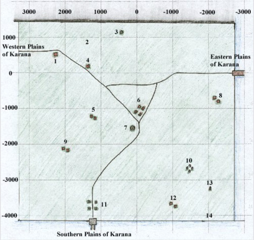 Northern Karana Map