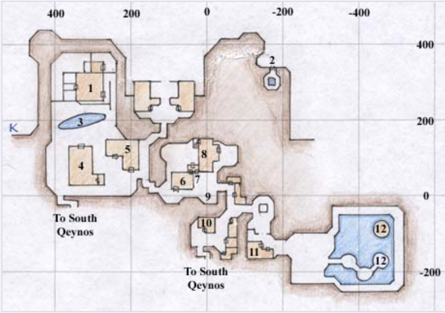 Qeynos North Map